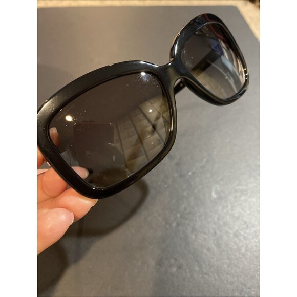 Burberry B 4173 Sunglasses 3001/11 58-15 135 2N Polished Black Plaid/Gradient - Picture 11 of 11